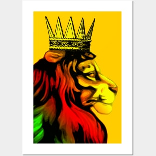 Reggae Rasta Lion Posters and Art